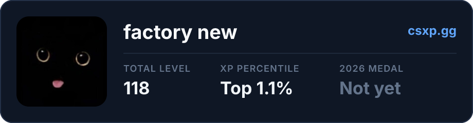 csxp.gg badge for this player