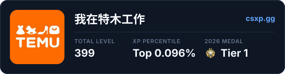 csxp.gg badge for this player