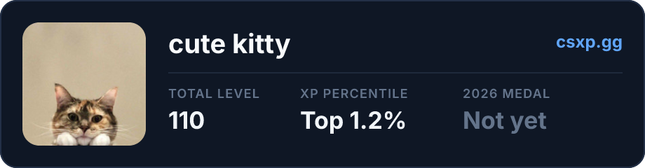 csxp.gg badge for this player