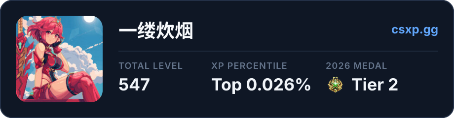 csxp.gg badge for this player