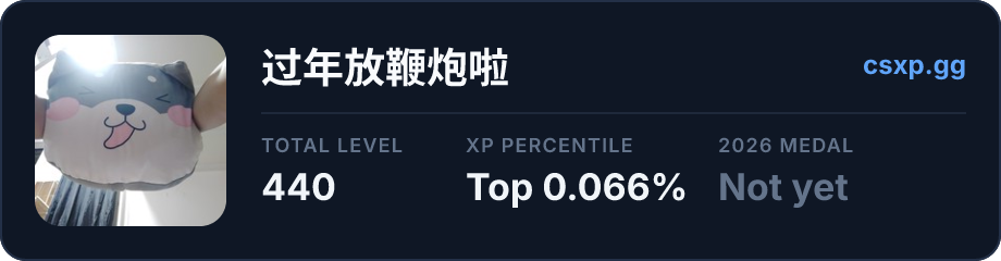 csxp.gg badge for this player