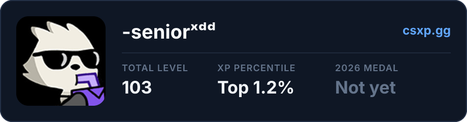 csxp.gg badge for this player