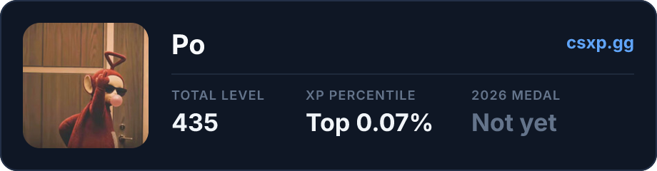 csxp.gg badge for this player