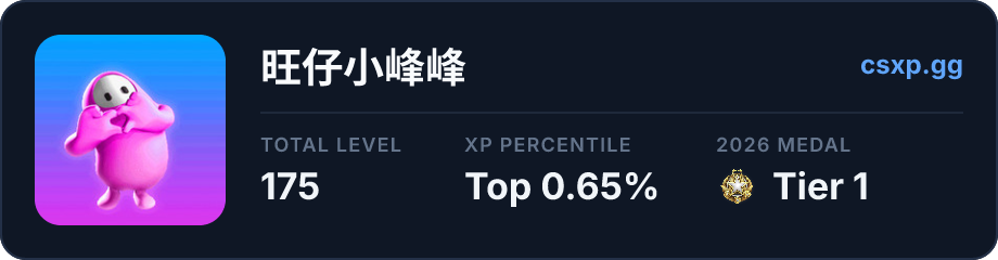 csxp.gg badge for this player