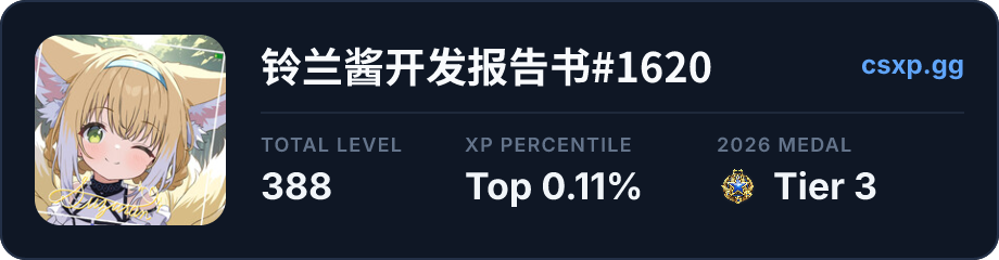 csxp.gg badge for this player