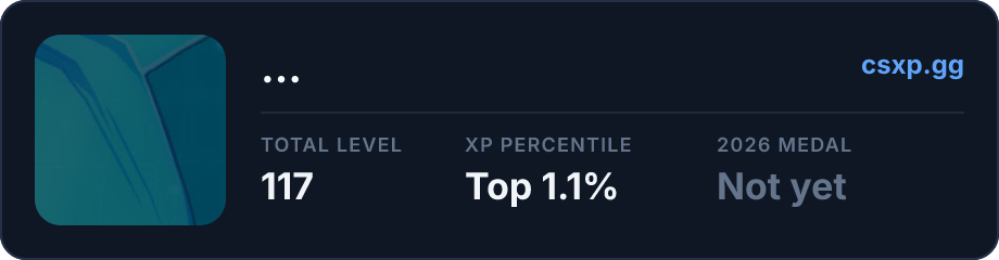 csxp.gg badge for this player