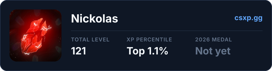 csxp.gg badge for this player
