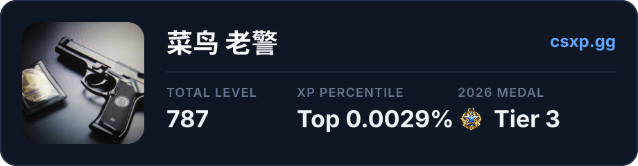 csxp.gg badge for this player