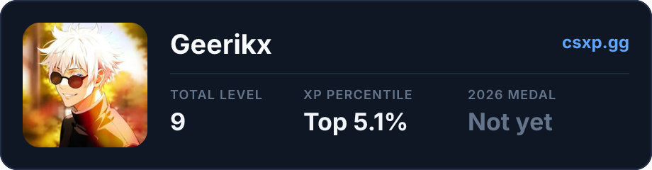 csxp.gg badge for this player