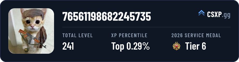 csxp.gg badge for this player