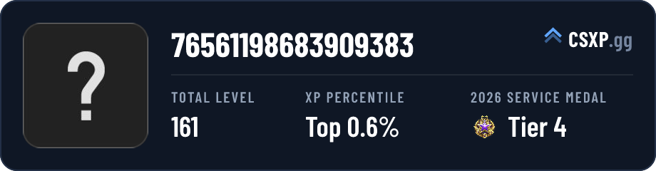 csxp.gg badge for this player