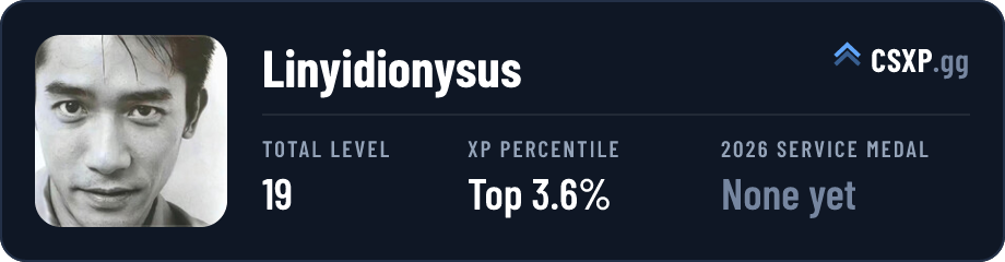 csxp.gg badge for this player