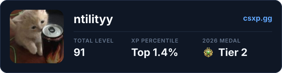 csxp.gg badge for this player