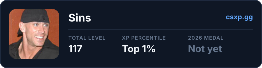 csxp.gg badge for this player
