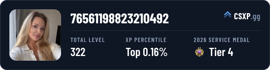 csxp.gg badge for this player