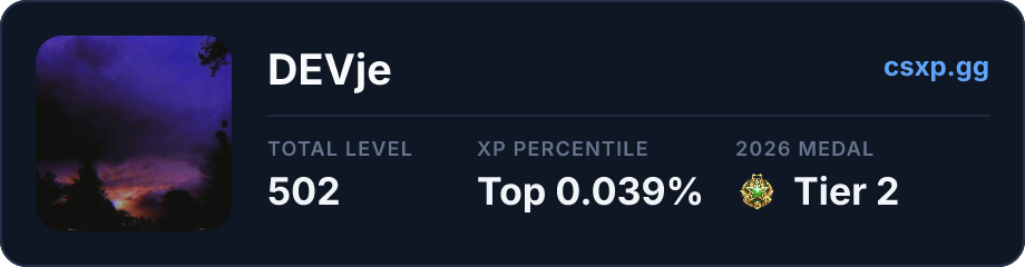 csxp.gg badge for this player