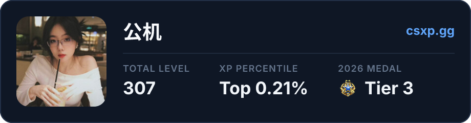 csxp.gg badge for this player