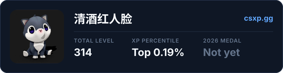 csxp.gg badge for this player