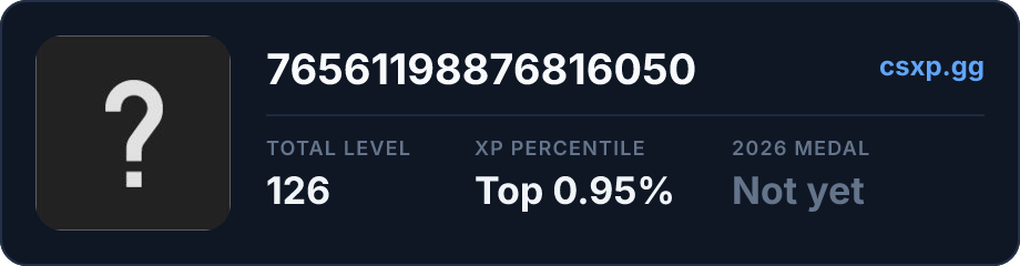 csxp.gg badge for this player