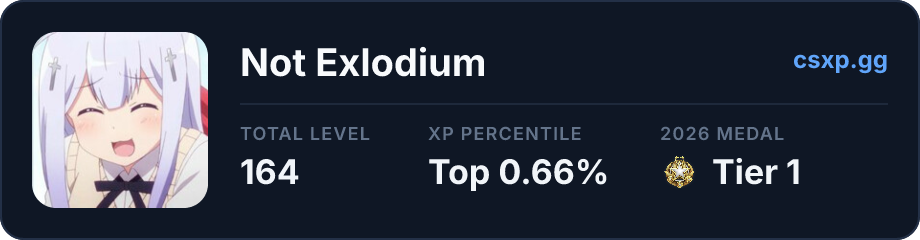 csxp.gg badge for this player