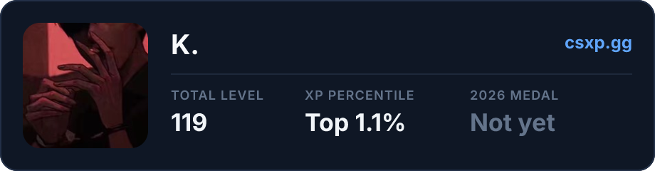 csxp.gg badge for this player