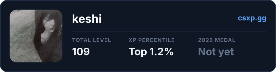 csxp.gg badge for this player