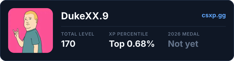 csxp.gg badge for this player