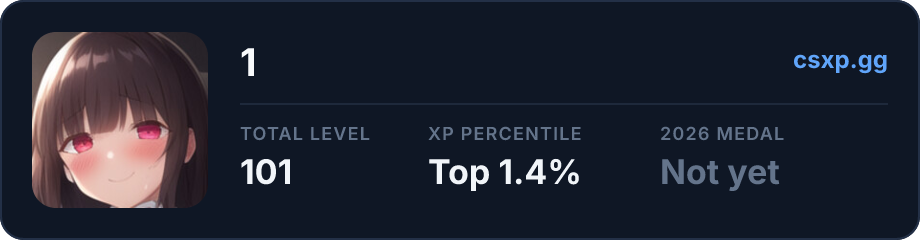 csxp.gg badge for this player