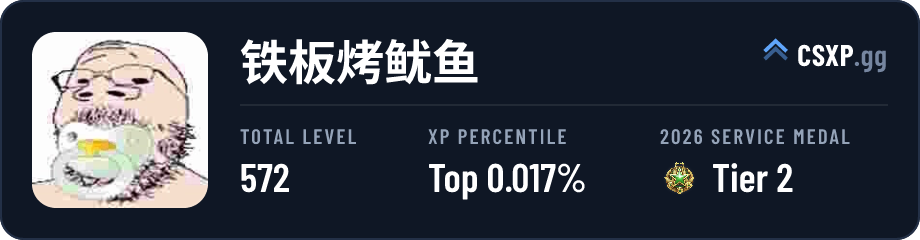 csxp.gg badge for this player