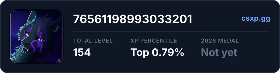 csxp.gg badge for this player