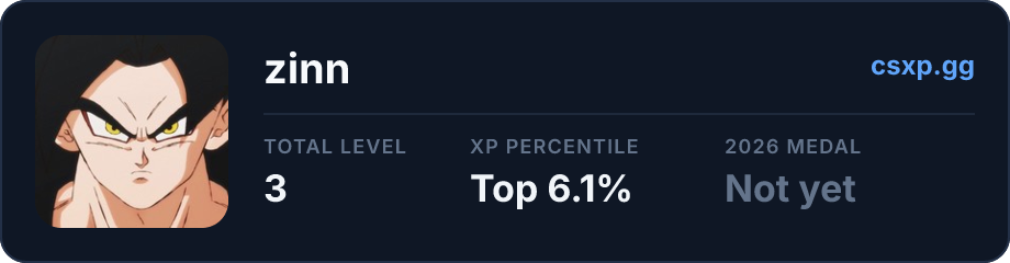 csxp.gg badge for this player