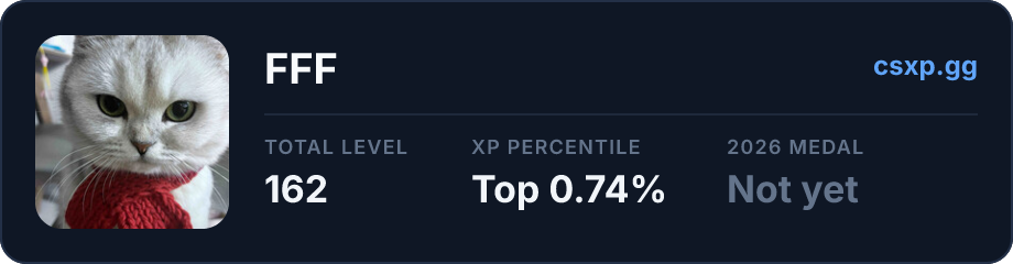 csxp.gg badge for this player
