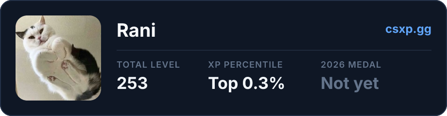 csxp.gg badge for this player
