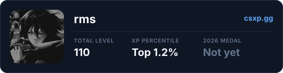 csxp.gg badge for this player