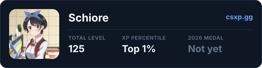csxp.gg badge for this player