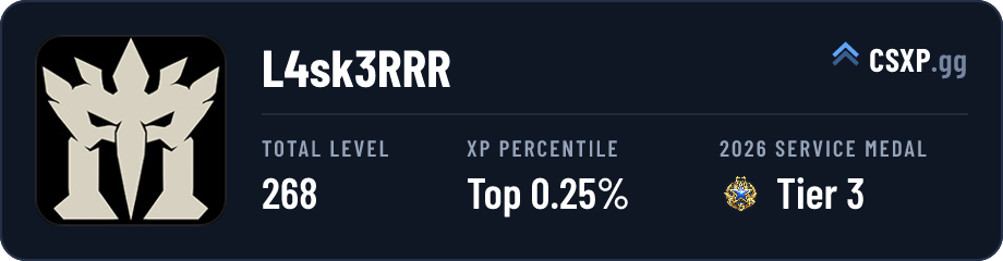 csxp.gg badge for this player