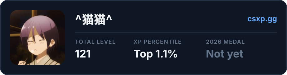 csxp.gg badge for this player