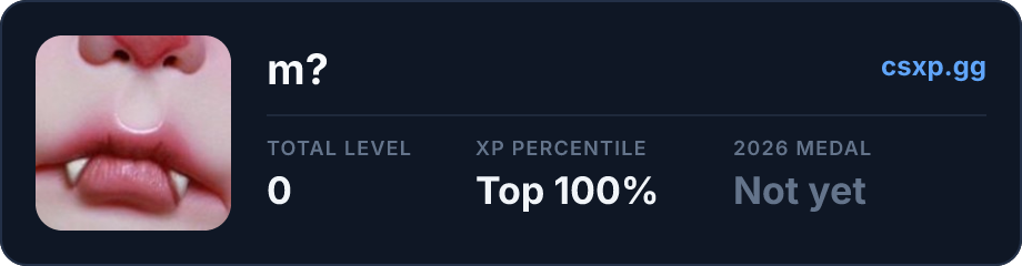 csxp.gg badge for this player