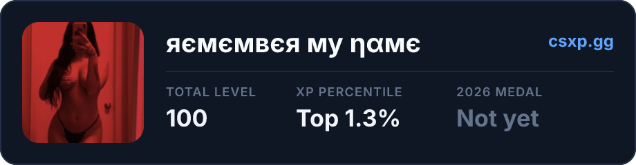 csxp.gg badge for this player