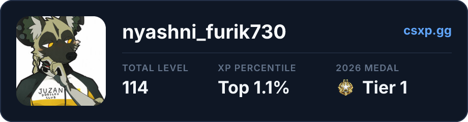 csxp.gg badge for this player