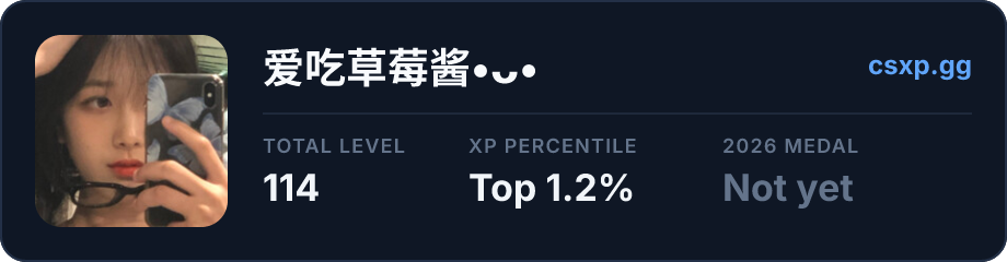 csxp.gg badge for this player