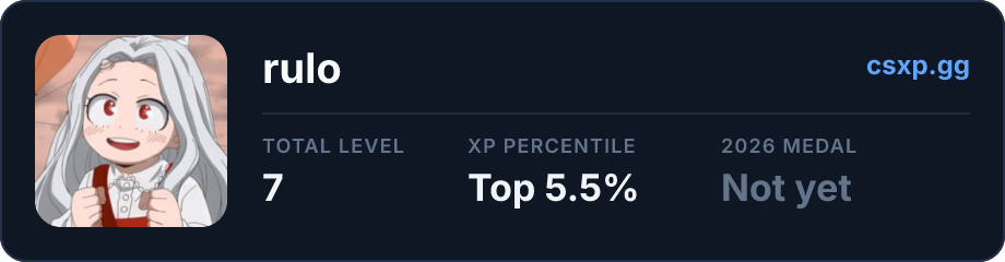 csxp.gg badge for this player