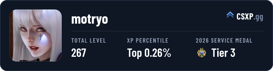 csxp.gg badge for this player