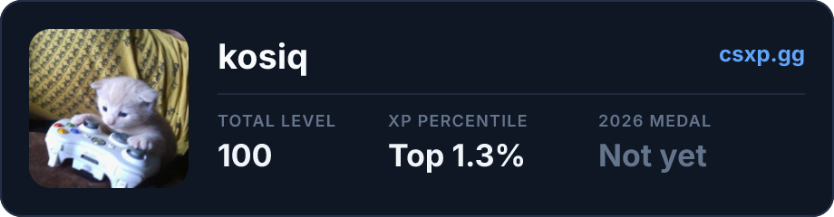 csxp.gg badge for this player