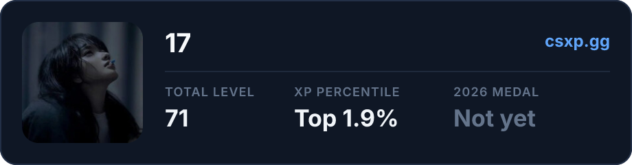 csxp.gg badge for this player