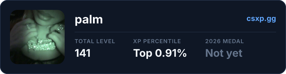 csxp.gg badge for this player