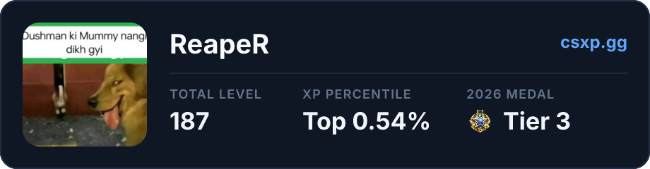 csxp.gg badge for this player