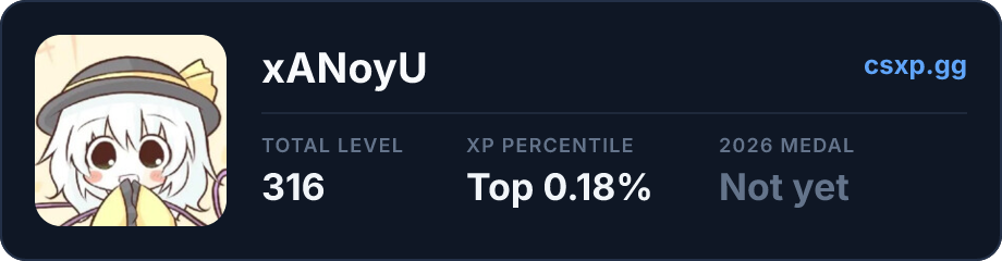 csxp.gg badge for this player
