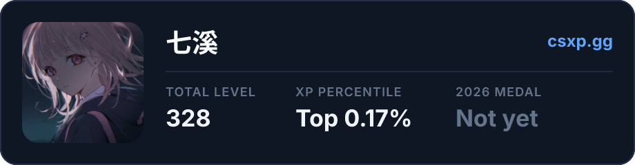 csxp.gg badge for this player
