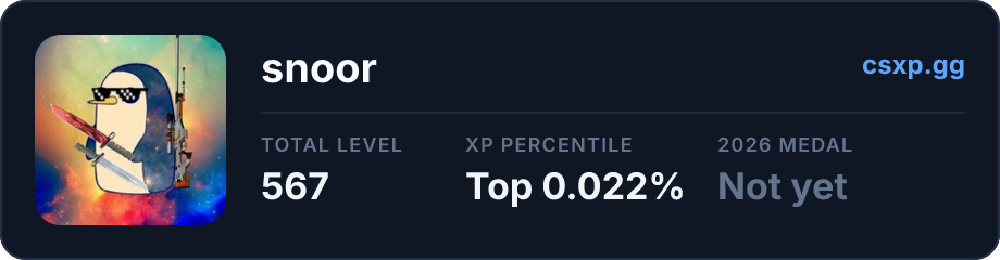 csxp.gg badge for this player